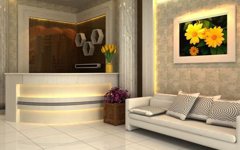 Office reception desk design spa reception desk design