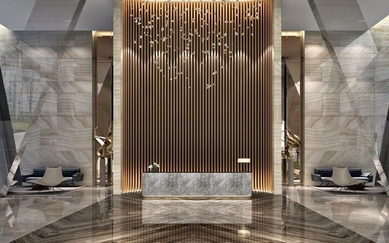 Office reception desk design curved reception desk