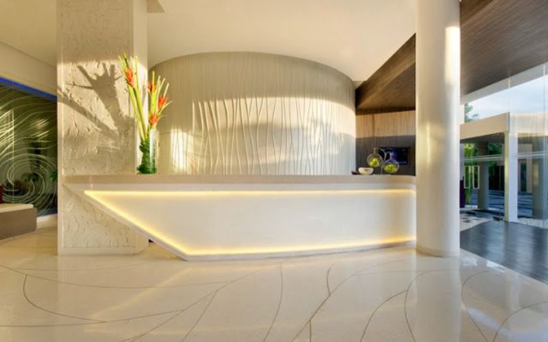 Office reception desk design spa reception desk design