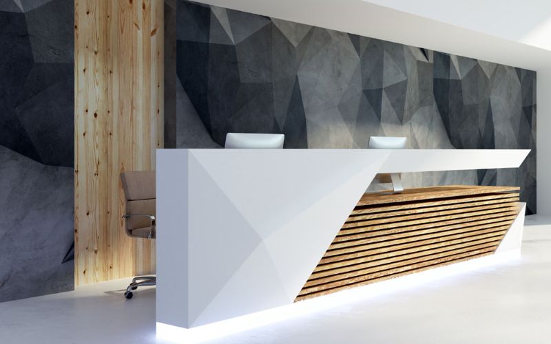 Office reception desk design Reception Desk Design Creates a Good Impression for Customers