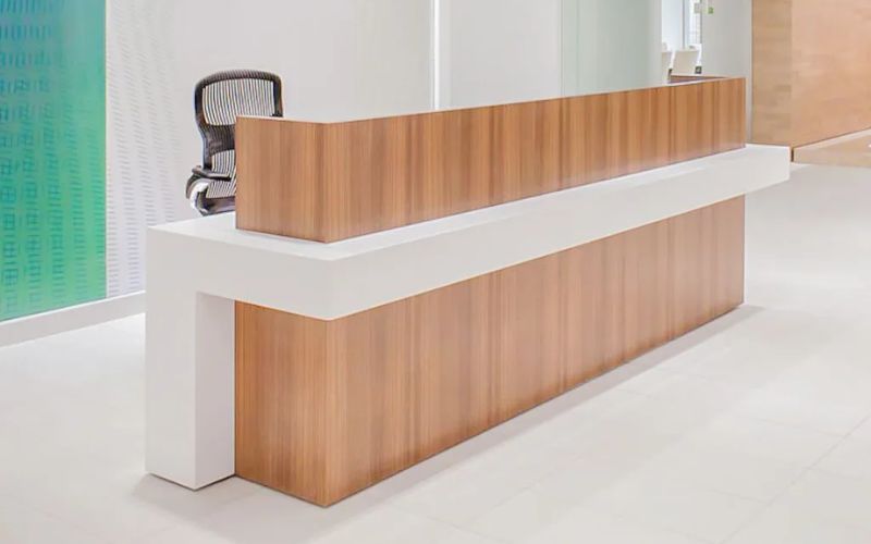 Office reception desk design spa reception desk design