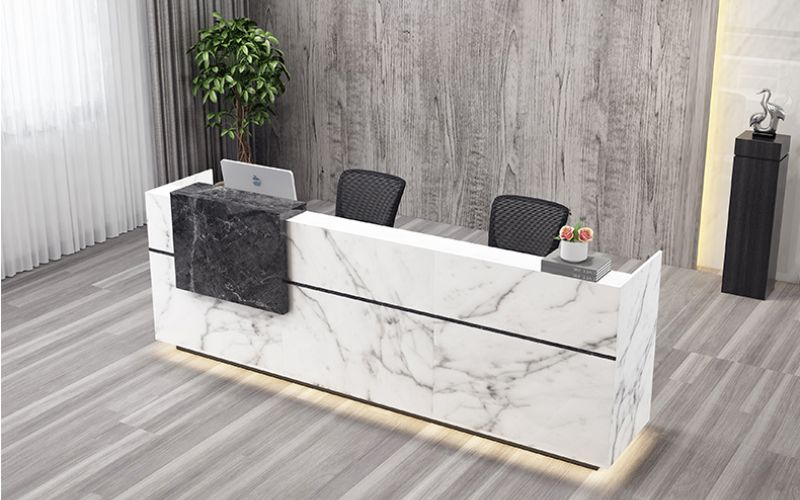 Office reception desk design spa reception desk design