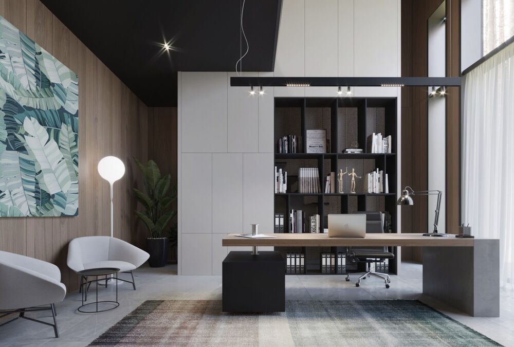 80m2 office design small office design