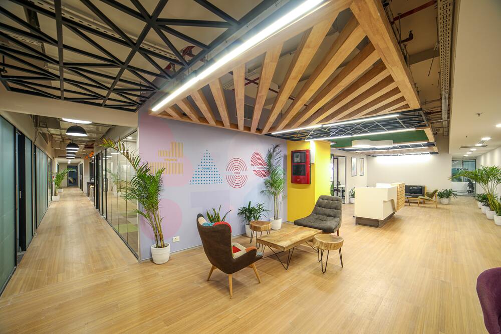 Prestigious office lobby design unit today