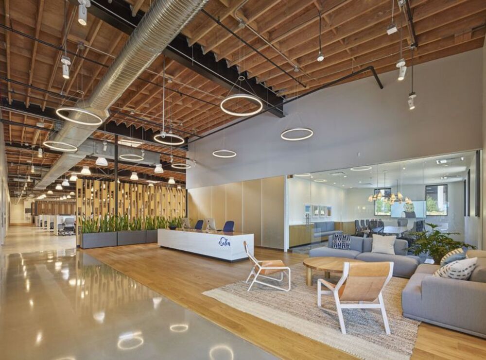 Office lobby interior design
