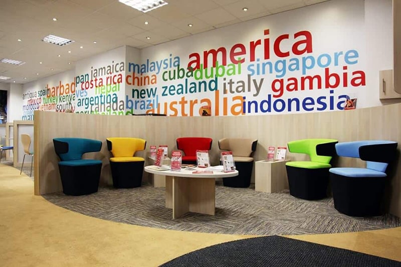 Travel company office design Travel company office design
