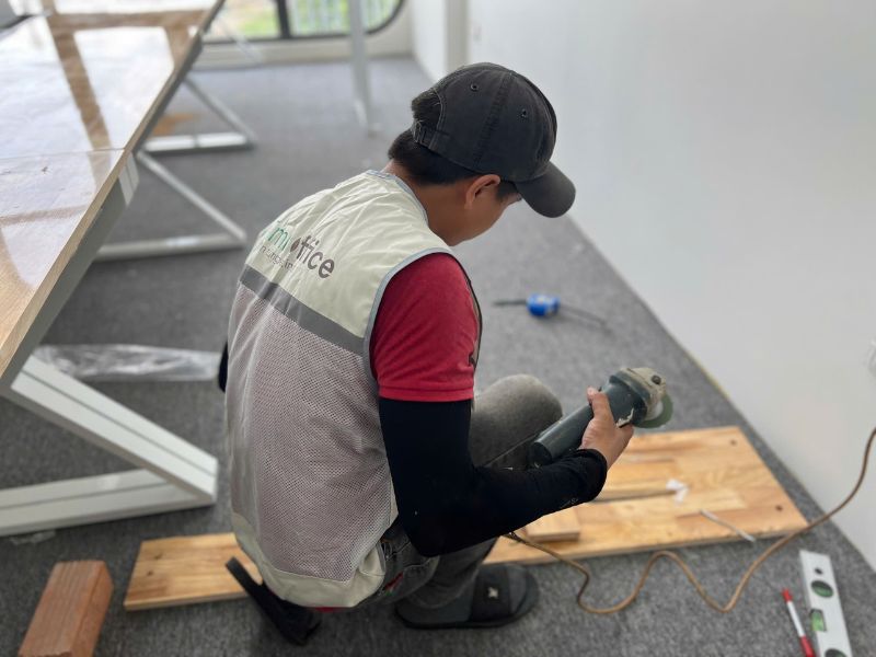 complete office interior construction