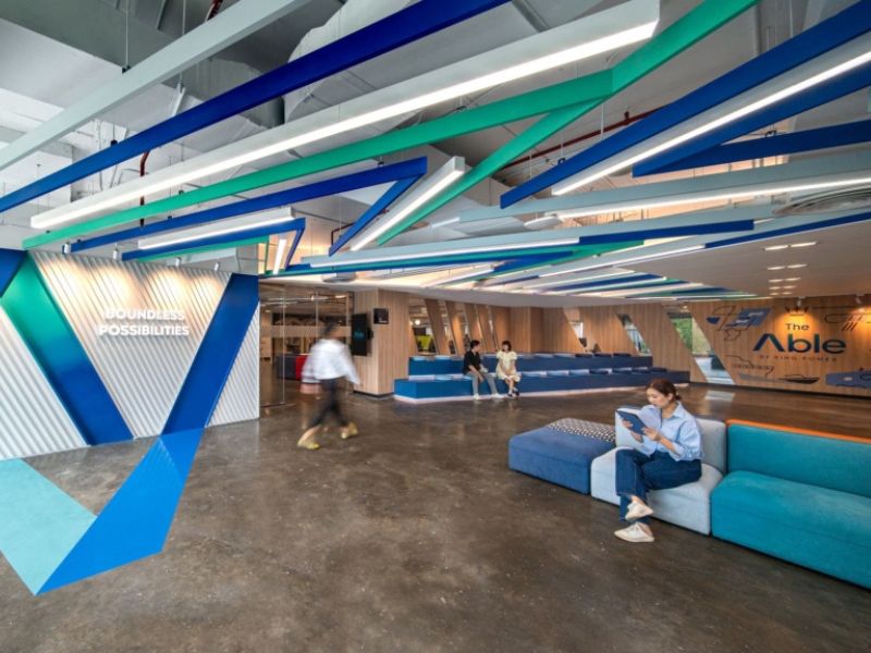 Use brand colors for the office
