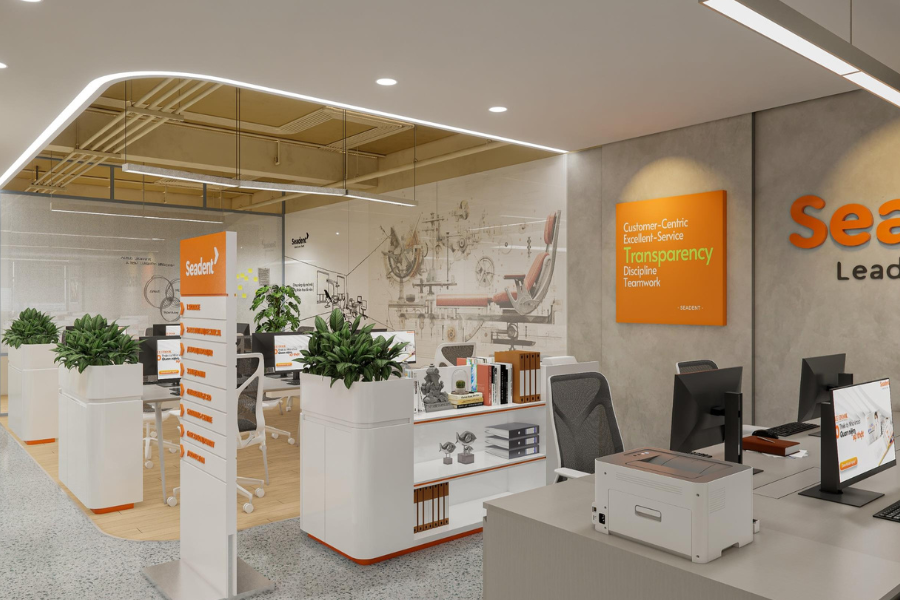 high end office interior design