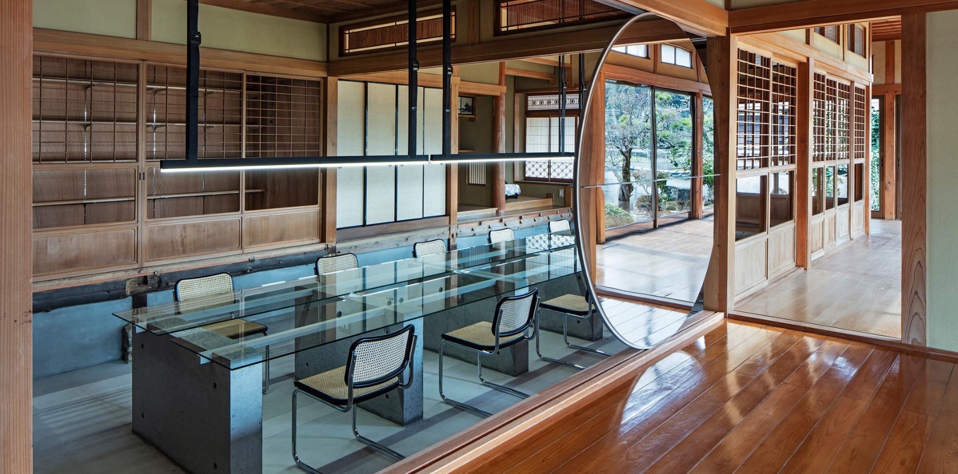 Japandi style office